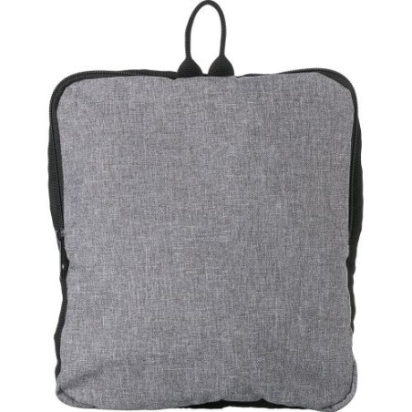 Sac de sport pliable personnalisé en polyester 300D - Corwin Matières : nylon Couleurs : gris goodies publicitaire événementiel