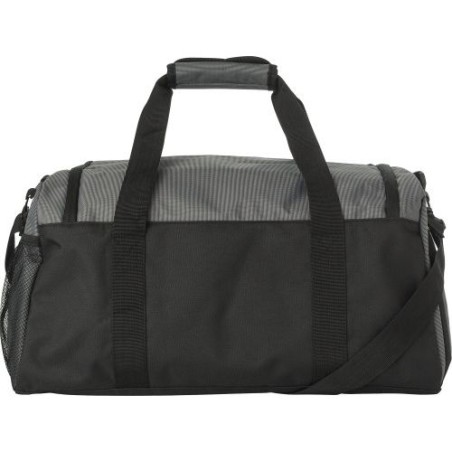 Sac de sport personnalisé en polyester 500D - Mabel Matières : carton Couleurs : gris personnalisable avec votre logo