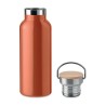 Flacon isotherme double paroi 500 ml personnalisé - HELSINKI Matières : acier inoxydable Couleurs : orange goodies personnalisé 