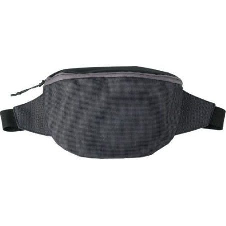 Sac banane personnalisé en ripstop 600D - Juniper Matières : métal Couleurs : gris cadeau entreprise pas cher