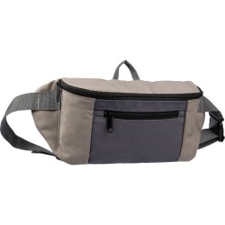 Sac banane personnalisé en polyester - Fabienne Matières : polyester Couleurs : taupe