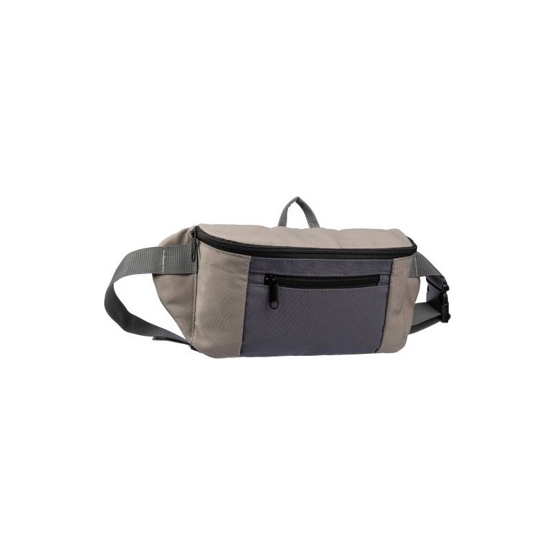 Sac banane personnalisé en polyester - Fabienne Matières : polyester Couleurs : taupe