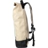 Sac à dos roll-top personnalisé en rPET - Marlene Matières : polyester Couleurs : beige impression haute définition