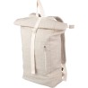 Sac à dos roll-top  en chanvre personnalisé - Margarete Matières : coton Couleurs : kaki personnalisable avec votre logo
