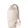 Sac à dos roll-top  en chanvre personnalisé - Margarete Matières : coton Couleurs : kaki impression haute définition