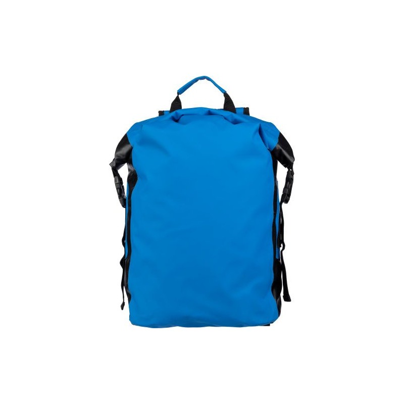 Sac à dos roll-top  en bâche 250D personnalisé - Hermann Matières : polyester Couleurs : bleu cobalt cadeau entreprise pas cher