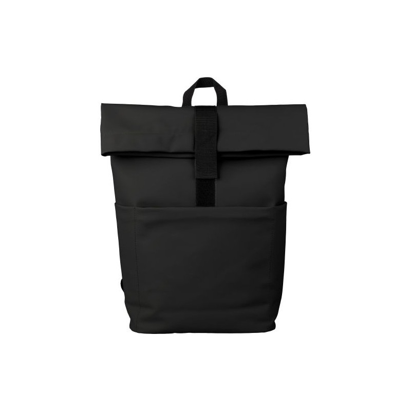 Sac à dos personnalisé en PU pour ordinateur - Senta Matières : polyester Couleurs : noir