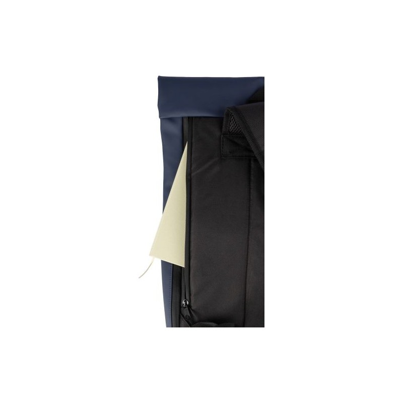 Sac à dos personnalisé en PU pour ordinateur - Senta Matières : polyester Couleurs : noir cadeau collaborateur premium