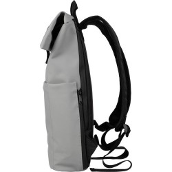 Sac à dos personnalisé en PU pour ordinateur - Senta Matières : polyester Couleurs : noir cadeau affaires élégant