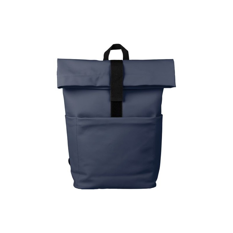 Sac à dos personnalisé en PU pour ordinateur - Senta Matières : polyester Couleurs : bleu cadeau entreprise pas cher