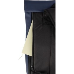 Sac à dos personnalisé en PU pour ordinateur - Senta Matières : polyester Couleurs : bleu objet promotionnel éco-responsable