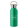 Flacon isotherme double paroi 500 ml personnalisé - HELSINKI Matières : acier inoxydable Couleurs : vert goodies entreprise desi