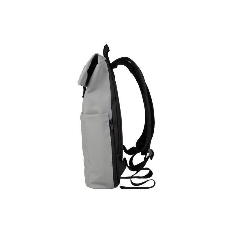 Sac à dos personnalisé en PU pour ordinateur - Senta Matières : polyester Couleurs : bleu goodies personnalisé en stock