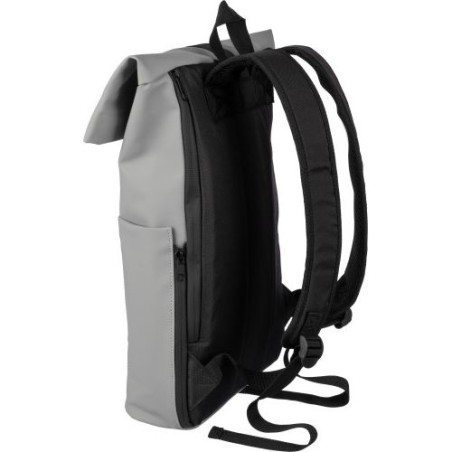 Sac à dos personnalisé en PU pour ordinateur - Senta Matières : polyester Couleurs : bleu objet promo petit budget