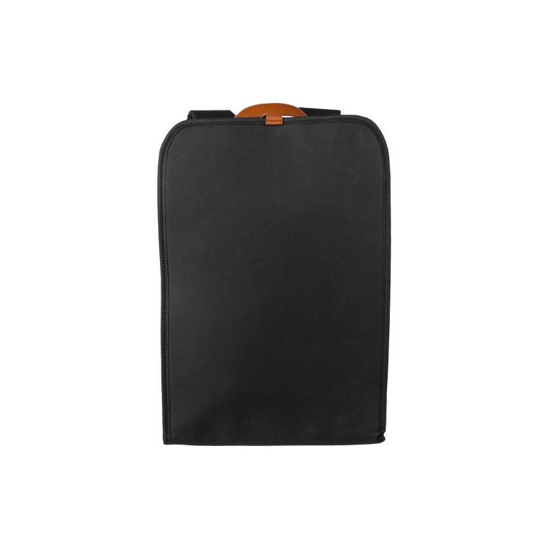 Sac à dos  porte-ordinateur en polyester rPET personnalisé - Ralf Matières : nylon Couleurs : noir