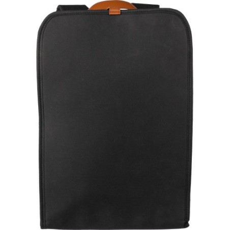Sac à dos  porte-ordinateur en polyester rPET personnalisé - Ralf Matières : nylon Couleurs : noir