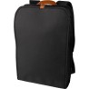 Sac à dos  porte-ordinateur en polyester rPET personnalisé - Ralf Matières : nylon Couleurs : noir personnalisable avec votre lo