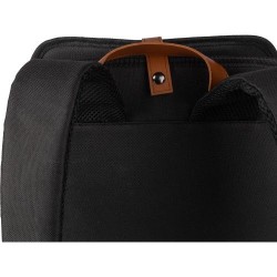 Sac à dos  porte-ordinateur en polyester rPET personnalisé - Ralf Matières : nylon Couleurs : noir goodies publicitaire événemen