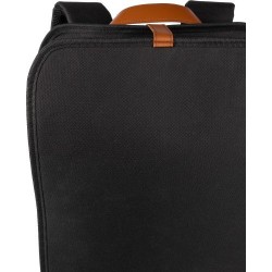 Sac à dos  porte-ordinateur en polyester rPET personnalisé - Ralf Matières : nylon Couleurs : noir impression haute définition