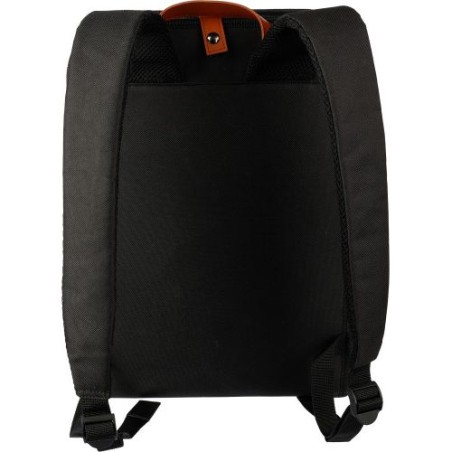 Sac à dos  porte-ordinateur en polyester rPET personnalisé - Ralf Matières : nylon Couleurs : noir livraison express 24h 48h
