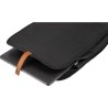 Sac à dos  porte-ordinateur en polyester rPET personnalisé - Ralf Matières : nylon Couleurs : noir personnalisation rapide en Fr