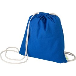 Sac à dos  et personnalisable en coton recyclé 120g/m² - Joy Matières : coton Couleurs : blanc personnalisation sur mesure