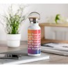 Flacon isotherme double paroi 500 ml personnalisé - HELSINKI Matières : acier inoxydable Couleurs : blanc cadeau affaires élégan