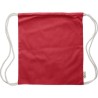 Sac à dos  et personnalisable en coton recyclé 120g/m² - Joy Matières : coton Couleurs : rouge goodies publicitaire événementiel