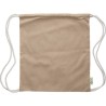 Sac à dos  et personnalisable en coton recyclé 120g/m² - Joy Matières : coton Couleurs : kaki cadeau entreprise pas cher