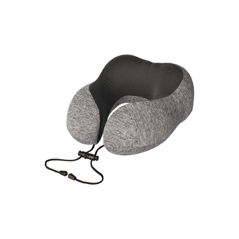 Repose-tête ergonomique à mémoire de forme confortable - Martina Matières : polyester Couleurs : gris personnalisable avec votre
