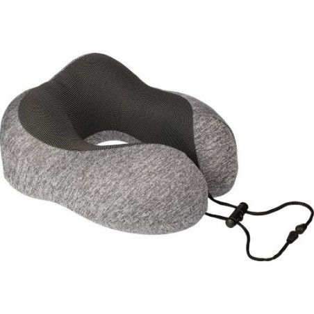 Repose-tête ergonomique à mémoire de forme confortable - Martina Matières : polyester Couleurs : gris personnalisation rapide en