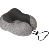 Repose-tête ergonomique à mémoire de forme confortable - Martina Matières : polyester Couleurs : gris personnalisation rapide en