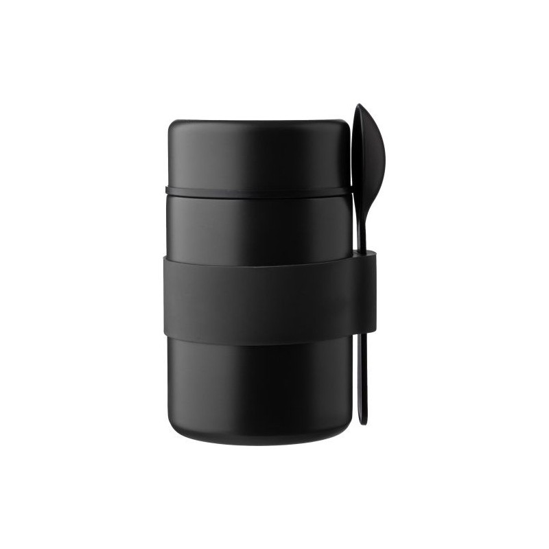 Récipient alimentaire isotherme double paroi en inox pas cher - Niko Matières : métal Couleurs : noir
