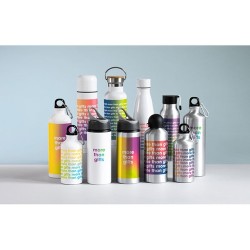 Flacon isotherme double paroi 500 ml personnalisé - HELSINKI Matières : acier inoxydable Couleurs : blanc objet publicitaire rob