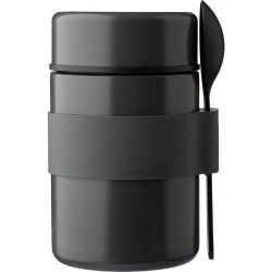 Récipient alimentaire isotherme double paroi en inox pas cher - Niko Matières : métal Couleurs : gris personnalisable avec votre