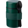 Récipient alimentaire isotherme double paroi en inox pas cher - Niko Matières : métal Couleurs : gris marquage couleur éclatante