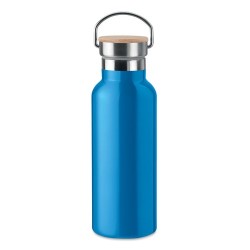 Flacon isotherme double paroi 500 ml personnalisé - HELSINKI Matières : acier inoxydable Couleurs : turquoise cadeau collaborate