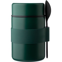 Récipient alimentaire isotherme double paroi en inox pas cher - Niko Matières : métal Couleurs : vert marquage laser ultra préci