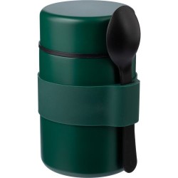 Récipient alimentaire isotherme double paroi en inox pas cher - Niko Matières : métal Couleurs : vert goodies personnalisé en st