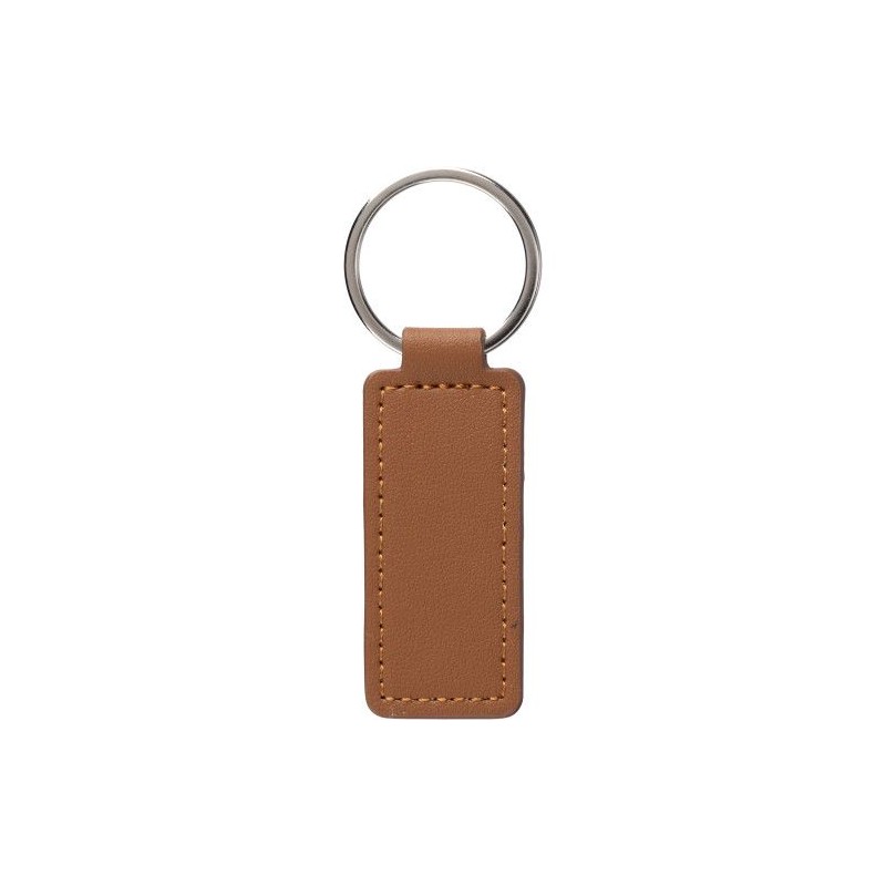 Porte-clés Éco-responsable Personnalisé en Peau de Pomme et PU - Sabrina Matières : fer Couleurs : noir cadeau collaborateur pre
