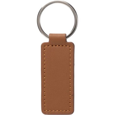 Porte-clés Éco-responsable Personnalisé en Peau de Pomme et PU - Sabrina Matières : fer Couleurs : noir cadeau collaborateur pre
