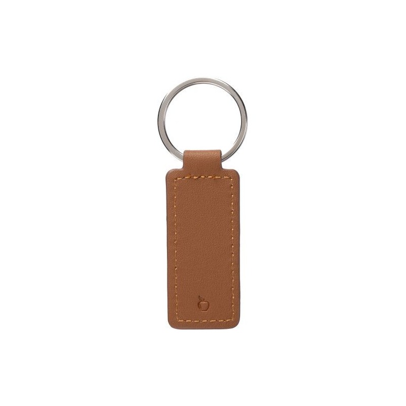 Porte-clés Éco-responsable Personnalisé en Peau de Pomme et PU - Sabrina Matières : fer Couleurs : noir cadeau client original