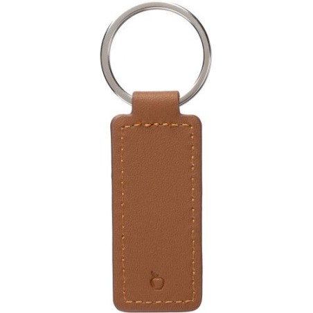 Porte-clés Éco-responsable Personnalisé en Peau de Pomme et PU - Sabrina Matières : fer Couleurs : noir cadeau client original
