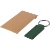 Porte-clés Éco-responsable Personnalisé en Peau de Pomme et PU - Sabrina Matières : fer Couleurs : vert personnalisation rapide 