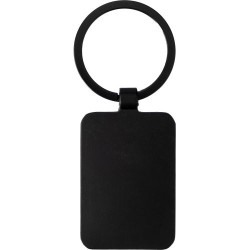 Porte-clés s en métal et bambou personnalisés élégants - Brigitte Matières : bambou Couleurs : noir goodies publicitaire événeme