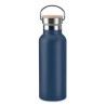 Flacon isotherme double paroi 500 ml personnalisé - HELSINKI Matières : acier inoxydable Couleurs : bleu marine personnalisable 
