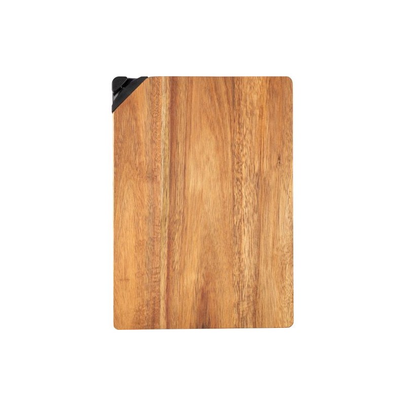 Planche à découper personnalisée en bois d’acacia - Heinz Matières : bois Couleurs : brun personnalisable avec votre logo