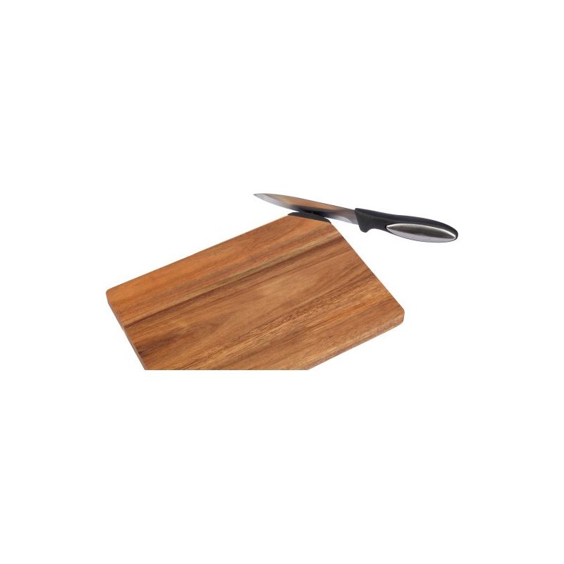 Planche à découper personnalisée en bois d’acacia - Heinz Matières : bois Couleurs : brun marquage laser ultra précis