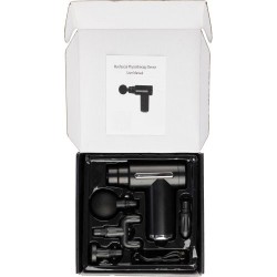 Pistolet de massage  en ABS - Bien-être et détente personnalisée Axel Matières : ABS Couleurs : noir goodies publicitaire événem
