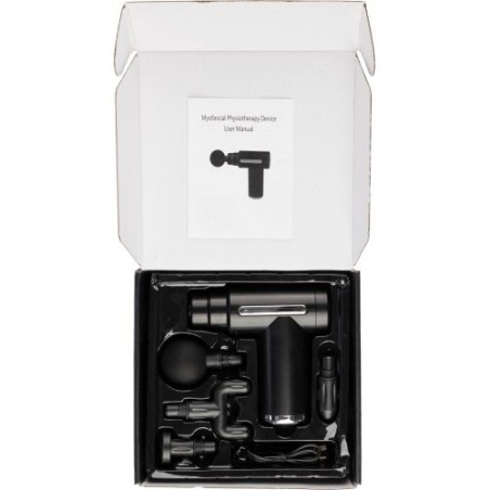 Pistolet de massage  en ABS - Bien-être et détente personnalisée Axel Matières : ABS Couleurs : noir goodies publicitaire événem